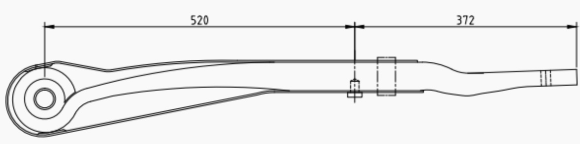 Pero listové 520/372 1 list SAF