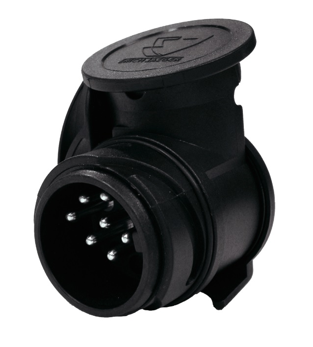 Adaptér elektrický 12V 13/7pin krátký ISO 11446, ISO 1724 - Typ N