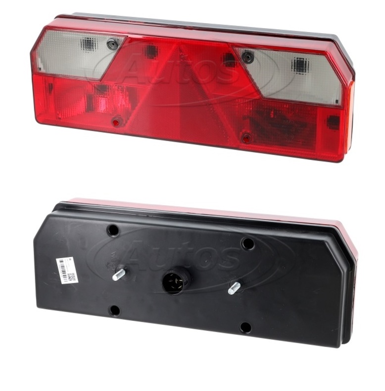 Svítilna zadní P EUROPOINT s trojúhelníkem a osvětlením SPZ konektor