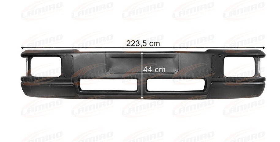 Nárazník přední bez otvorů pro mlhová světla - laminát MAN L2000 od 2000