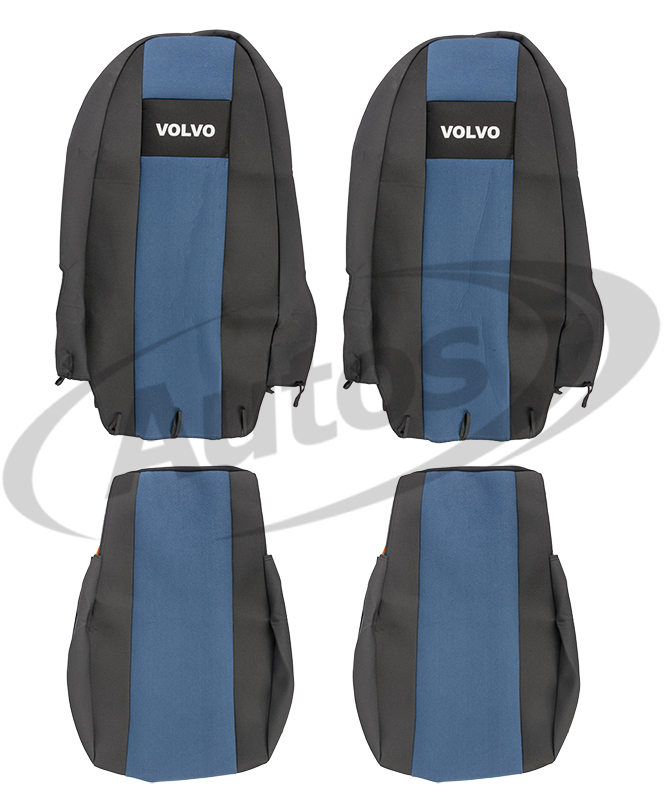 Potah sedadla - sada 1+1 modrý VOLVO FH4