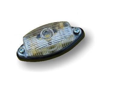 Svítilna poziční 12V/30V FT-011B bílá, kabel 0,5m