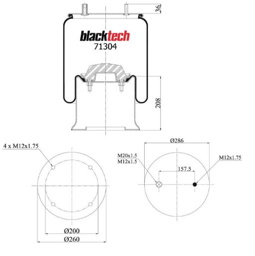 Vlnovec pérování RML 71304C FRUEHAUF,SMB