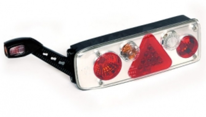 Svítilna zadní 7-dílná 130x370 s pozičkou L KÖGEL