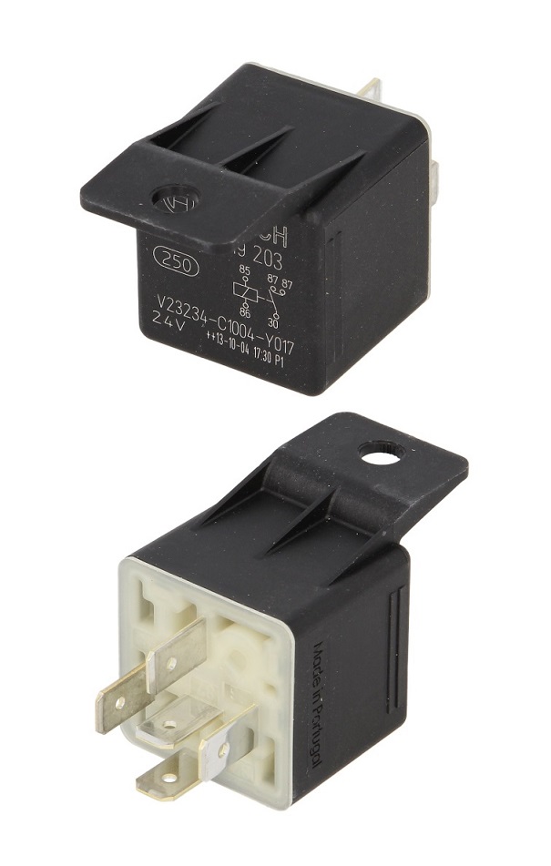 Relé univerzální 24V/20A 5-pin/16 Ohm DAF, MERCEDES, MAN