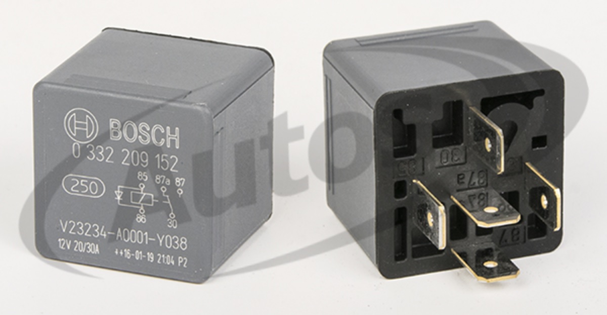 Relé spínací 12V/ 30A 5 pin/ IP34 MERCEDES, CASE-IH, KHD, HANOMAG, FENDT, JOHN DEERE