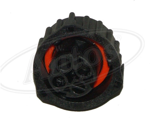 Zásuvka elektrická 24V/2pin /V-MAC/DIN 2.5 2KL/ RVI Premium, Magnum,Kerax,Midlum DXi