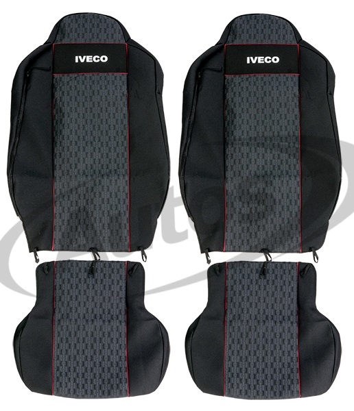 Potah sedadla - sada 1+1 IVECO Stralis od 2003, E.Cargo, Trakker od 2008,E.Stralis od 2013