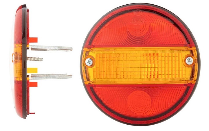 Kryt zadní svítilny 4-dílný kulatý L/P KÖGEL, SCANIA, CATERPILLAR, KRONE, DOLL, SCHMITZ