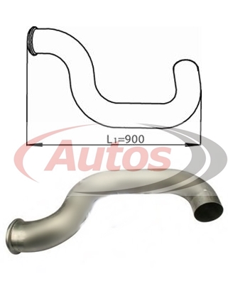 Trubka výfuku střední 900mm VOLVO FH12, FH400, F420,FH500, FH16, FM-FM