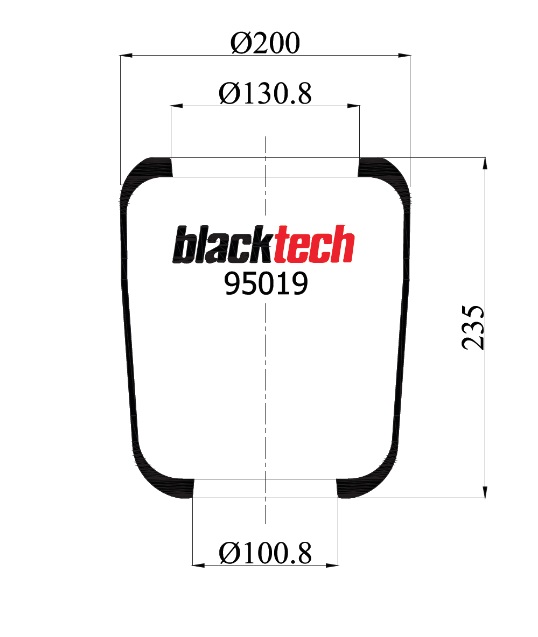 Vlnovec pérování - guma IVECO E.Tech