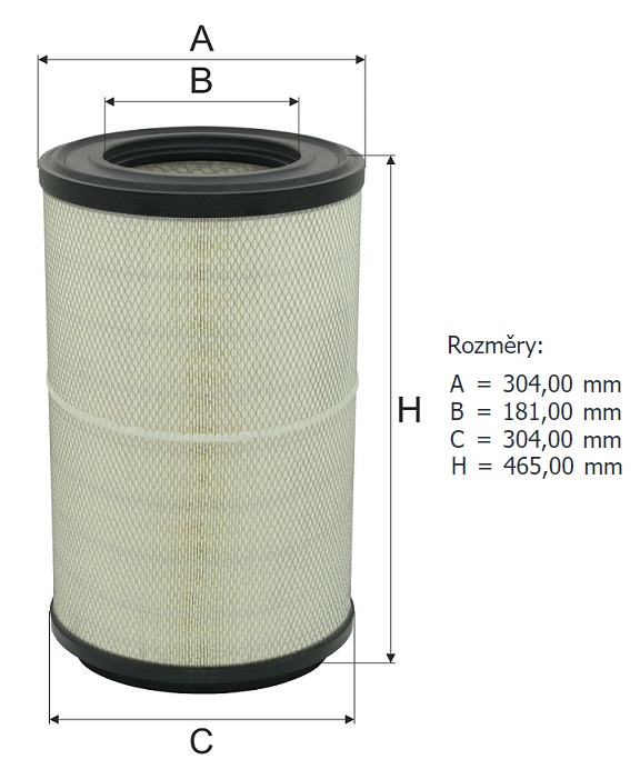 Filtr vzduchu SCANIA série 4, P,R,T,