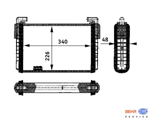 Vložka topení RVI Magnum AE385/560 DXi12, E.Tech 400/440/480