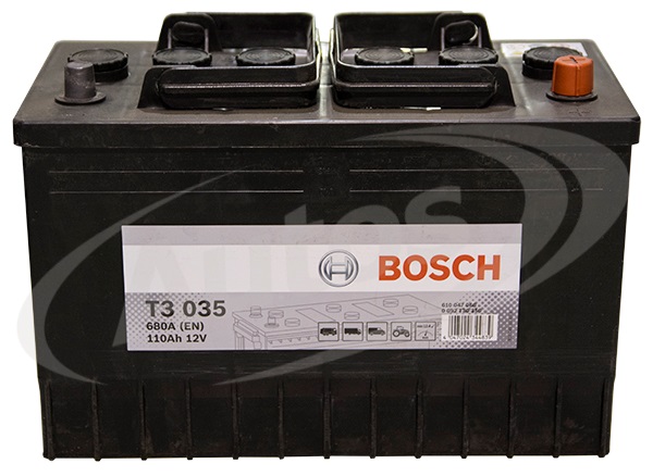 Autobaterie BOSCH 110Ah/680A T3 HD /350x175x239/