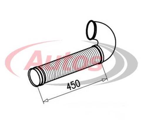 Trubka výfuku střední s pružným dílem DAF 85