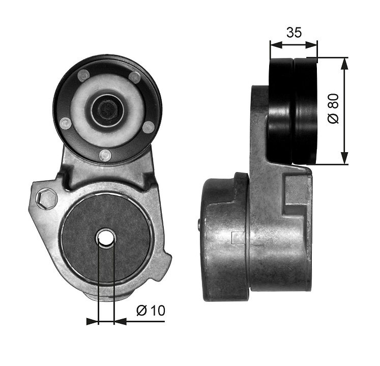 Napínač drážkového řemene RVI Premium od 04.1996, Kerax od 06.1997