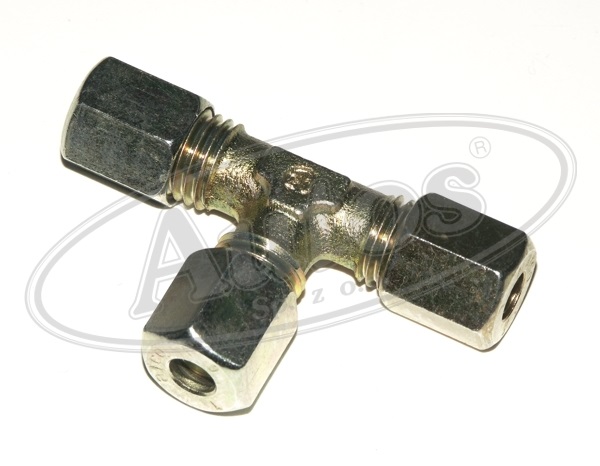 Rychlospojka "T" PA6/6/6 kovová s maticemi 