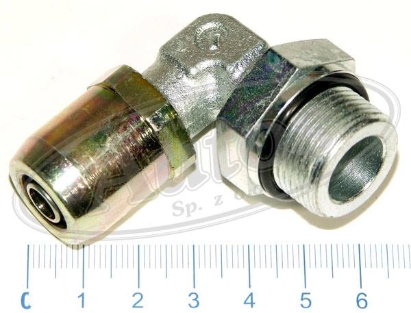 Rychlospojka 90° M22x1,5/PA12 vnější závit, kovová