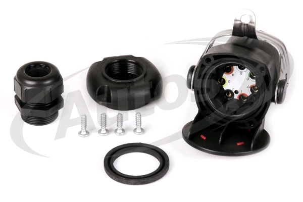 Zástrčka elektrická 24V/7pin ABS/EBS/ADR plastová, šroubovací kontakty