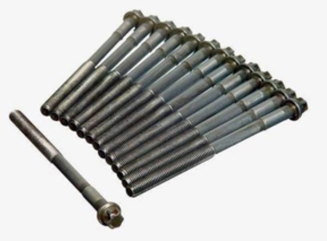 Šroub hlavy válců M16x2x149 / sada 14 ks MERCEDES Atego OM906LA