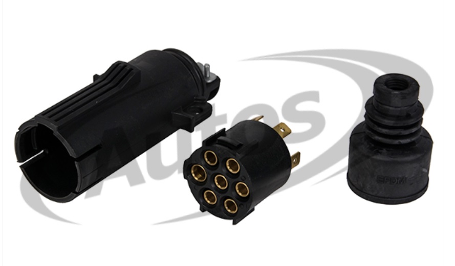 Zástrčka elektrická 24V/7pin typ-N/ plastová