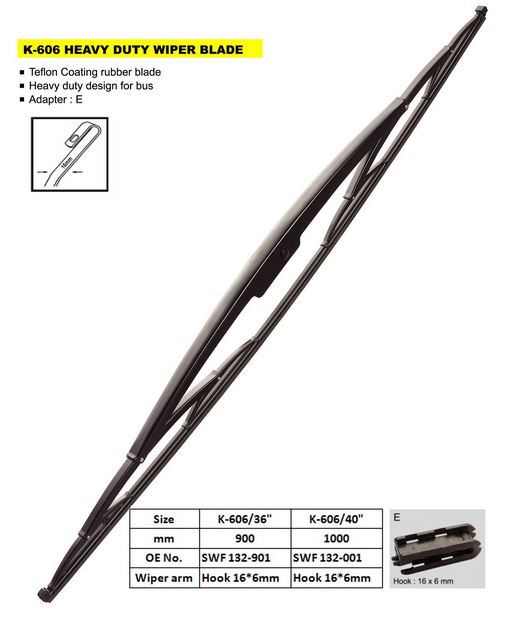 Lišta stěrače 1000mm/16mm  MAN Lion, MERCEDES Cito,Travego, NEOPLAN, SCANIA, IRIZAR