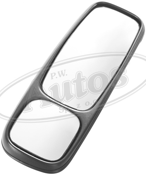 Zrcadlo hlavní dvojité 24V R1800/300 665x250x120 P  VOLVO FH od 1993, FM od 1998 