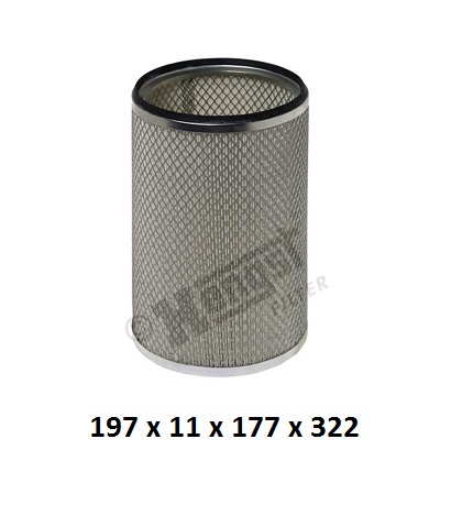 Filtr vzduchu E580L sekundární VOLVO B12, BUS 9700