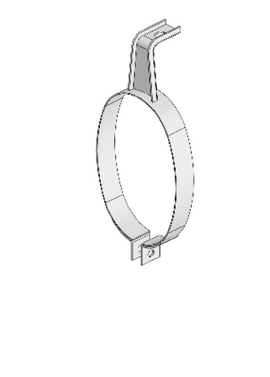 Pás upínací tlumiče výfuku 180x280 MAN L2000, F2000