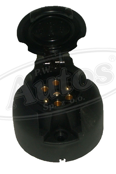 Zásuvka přívěsného vozíku 12V/ 7pin - plastová JAEGER