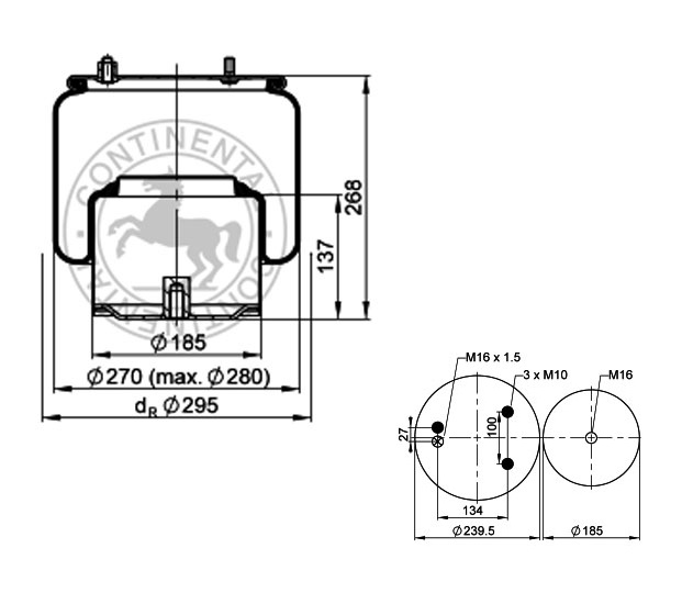 Vlnovec pérování 887MK4 DAF XF105, XF95, CF65, CF75, CF85, LF45