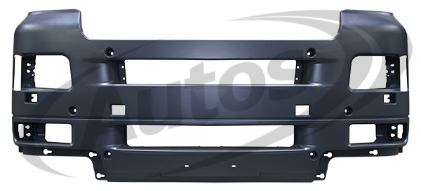 Nárazník přední jednodílný šedý MAN TGA XL/ XXL