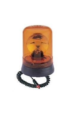 Maják výstražný oranžový 12/24V H1 magnetický s kabelem