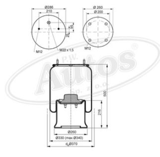 Vlnovec pérování kompletní - železný zvon SAF 2926V