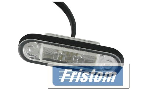 Svítilna poziční 12V/30V 2xLED oranžová, kabel 0,5m