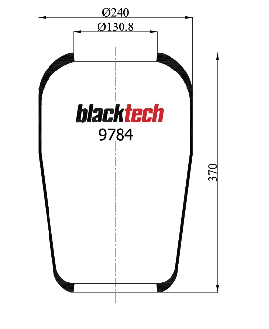 Vlnovec pérování 9784 guma VOLVO, DAF, SCANIA, MERCEDES - výprodej