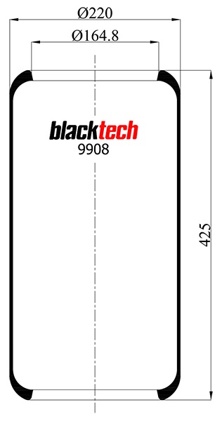 Vlnovec pérování 9908 guma PN SCANIA K/L-112/113//BR-112/116