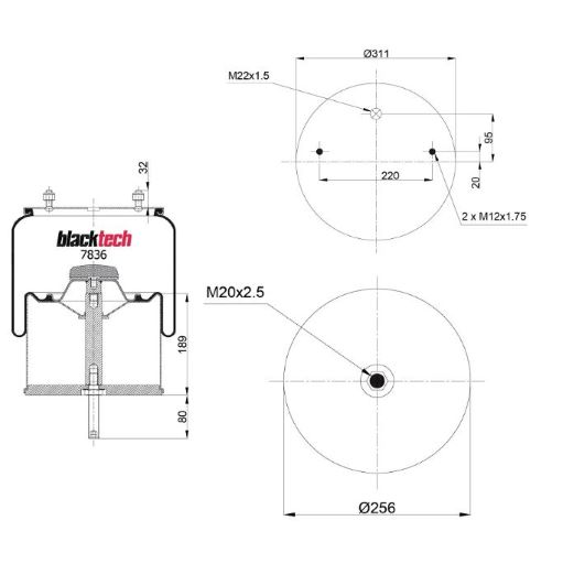 Vlnovec pérování RML7836C2 Gigant