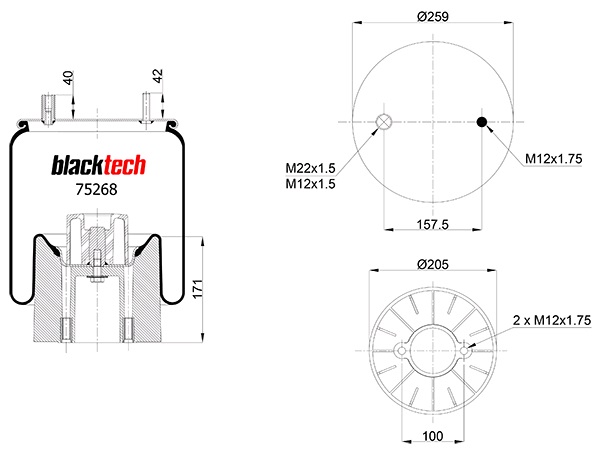 Vlnovec pérování RML 75268CP5 ROR,SCHMITZ