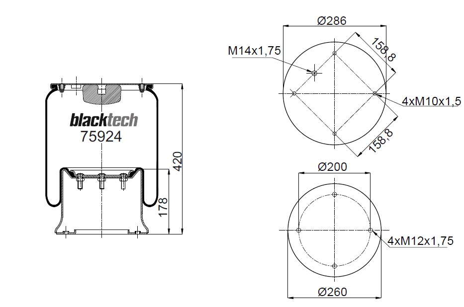 Vlnovec pérování RML75924C ZN SCANIA 112, 113,142,143