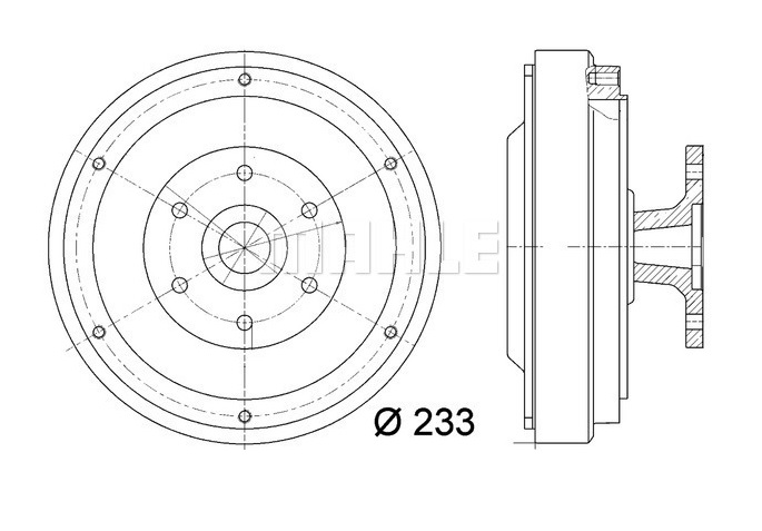 Viskospojka bez ventilátoru RVI Kerax, Premium dCi11-270-MIDR06.23.56A/3 od 08.2000