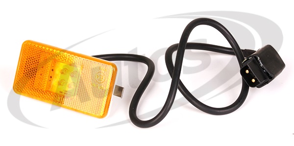Svítilna poziční 24V/104x54 LED oranžová s kabelem SCANIA