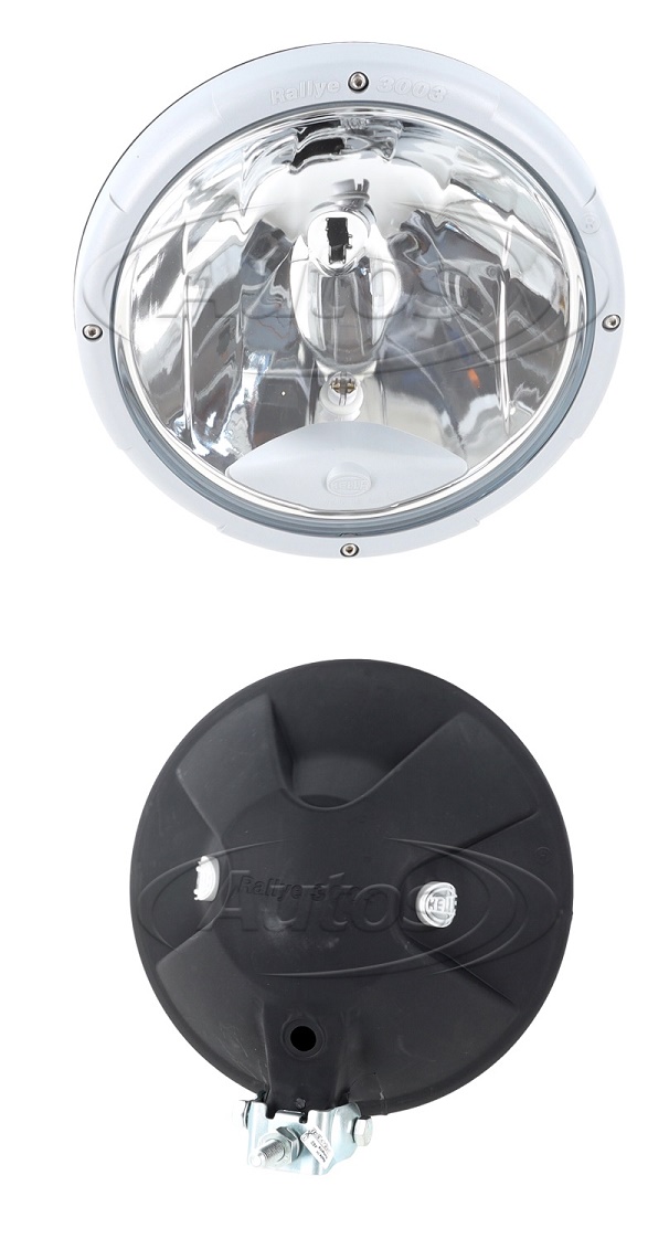 Světlomet dálkový přídavný 12V/24V /W5W,H1/ pr.220mm HELLA Rally 3003