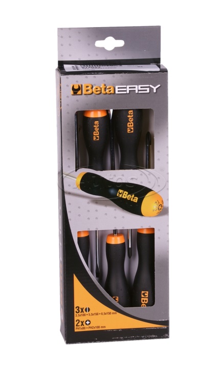 Sada šroubováků - ploché 3.5x100/5.5x150/6.5x150 + křížové 1202 PH1X80 - PH6X100