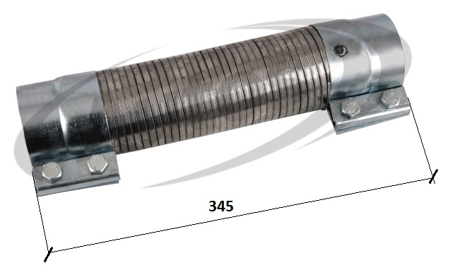 Trubka výfuku - pružný díl 77x81x345 MERCEDES Atego MP2/MP3 Low Cost