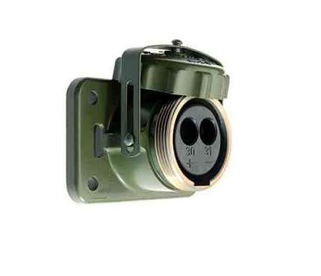 Zásuvka elektrická 24V2pin 300A NATO