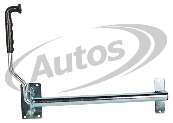 Držák dveří skříně návěsu 420mm krátký 6x pr.6mm, pozink UNI