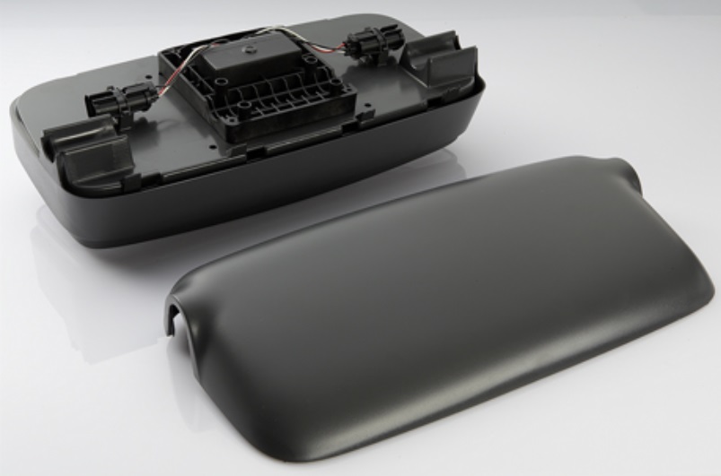 Zrcadlo hlavní 24V R1200 399x207x137 L MAN TGA,TGL,TGM 