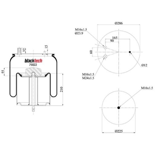 Vlnovec pérování RML75022C3 ZN RVI Premium, Magnum