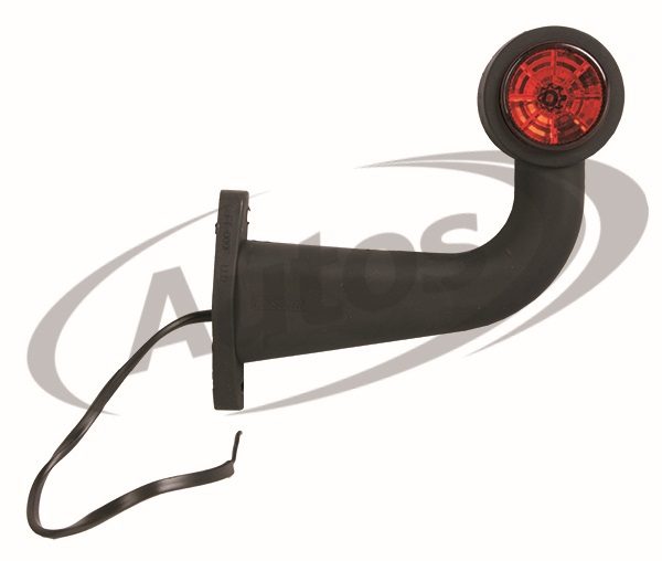 Svítilna poziční - tykadlo L/P 12V/30V FT-009F LED č/b dlouhá, kabel 0,5m